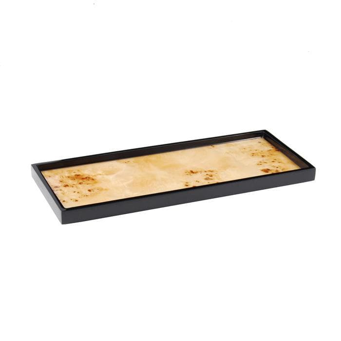 Mappa Burl Inaly Lacquer Long Vanity Tray
