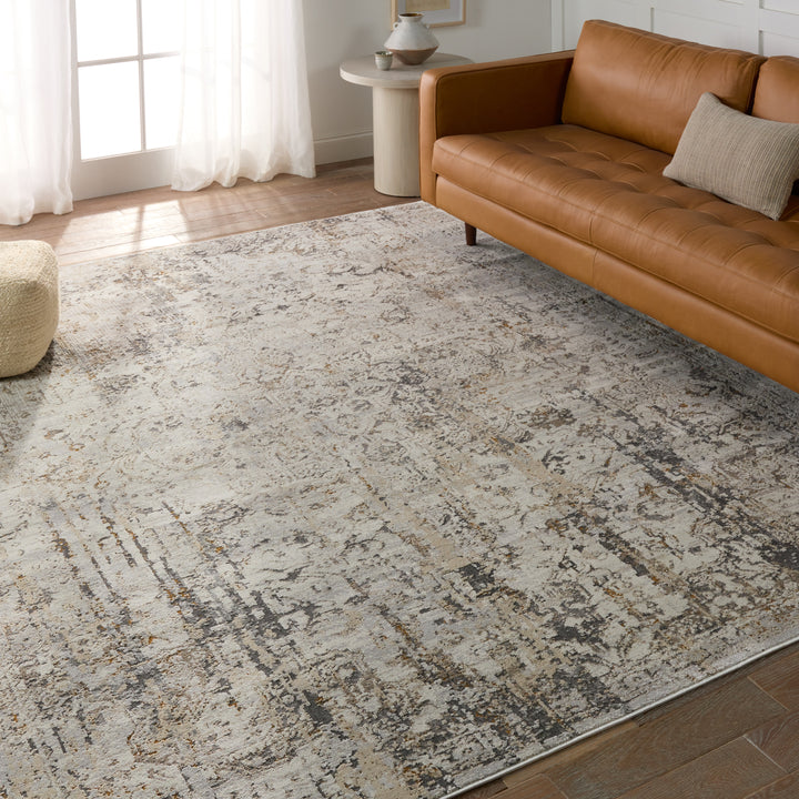 Jaipur Living Belvoir Abstract Light Gray/ Cream Area Rug (ACADIA - ACD07)
