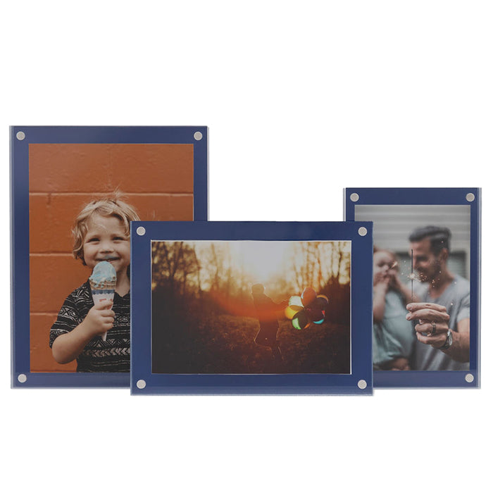 Priti Acrylic Picture Frame (Admiral Blue) – Hudson & Vine