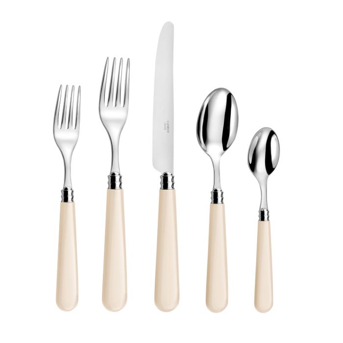 Capdeco Altea 18/10 Stainless Steel 5pc. Flatware Set (Ivory)