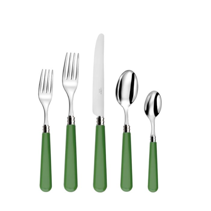 Capdeco Altea 18/10 Stainless Steel 5pc. Flatware Set (Olive)