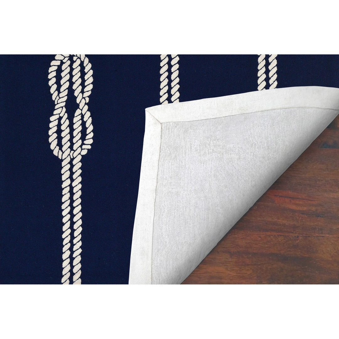 Liora Manne Capri Ropes Indoor/Outdoor Rug Navy