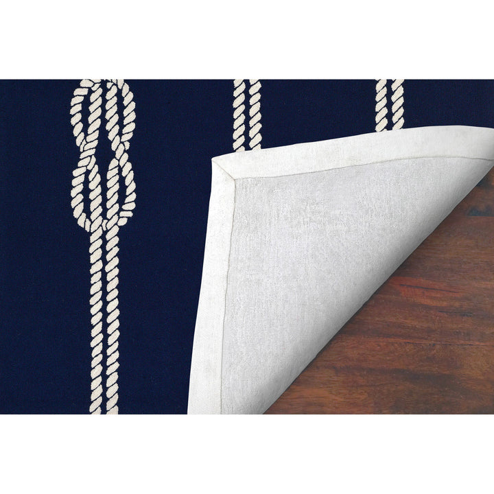 Liora Manne Capri Ropes Indoor/Outdoor Rug Navy