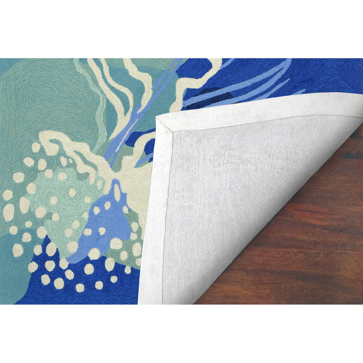 Liora Manne Capri Jelly Fish Indoor/Outdoor Rug Ocean