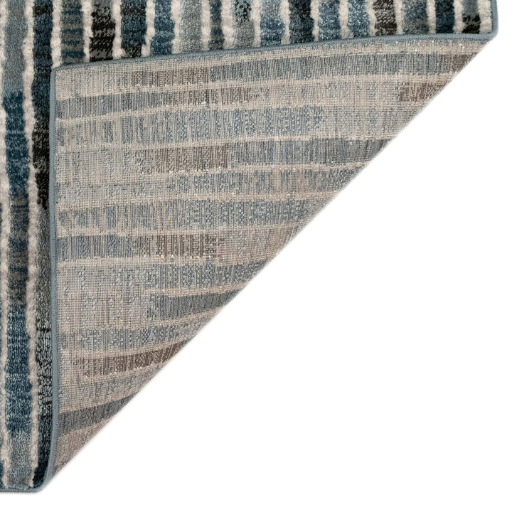 Liora Manne Soho Stripe Indoor Rug Blue
