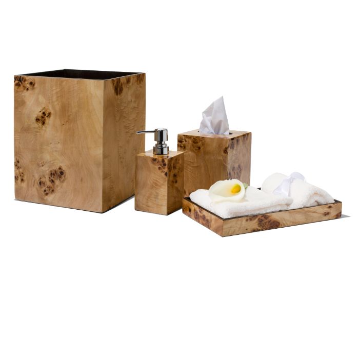 Ladorada Burl Veneer Vanity Tray - Thumbnail 2