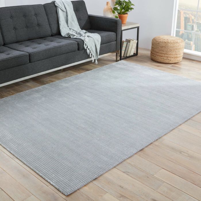 Jaipur Living Basis Handmade Solid Gray/ Silver Area Rug (BASIS - BI02)