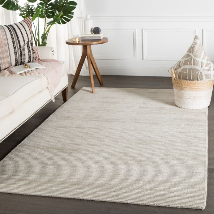 Jaipur Living Basis Handmade Solid Light Gray Area Rug (BASIS - BI03)