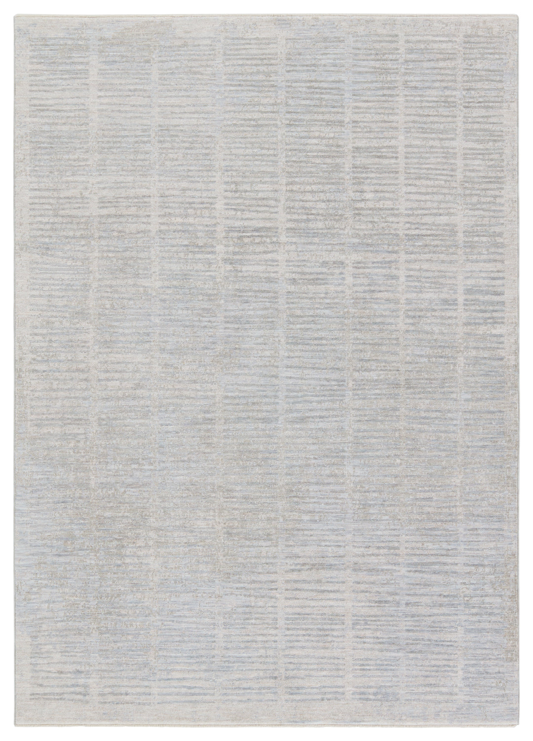 Jaipur Living Dounia Striped Light Gray/ Blue Area Rug (BALLAD - BLA12)