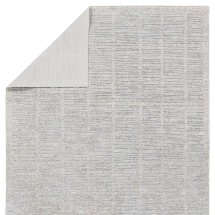 Jaipur Living Dounia Striped Light Gray/ Blue Area Rug (BALLAD - BLA12)