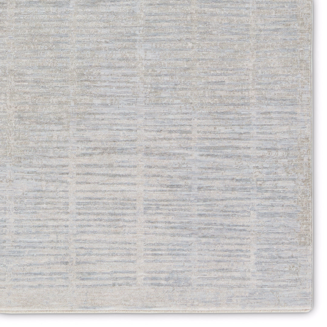 Jaipur Living Dounia Striped Light Gray/ Blue Area Rug (BALLAD - BLA12)