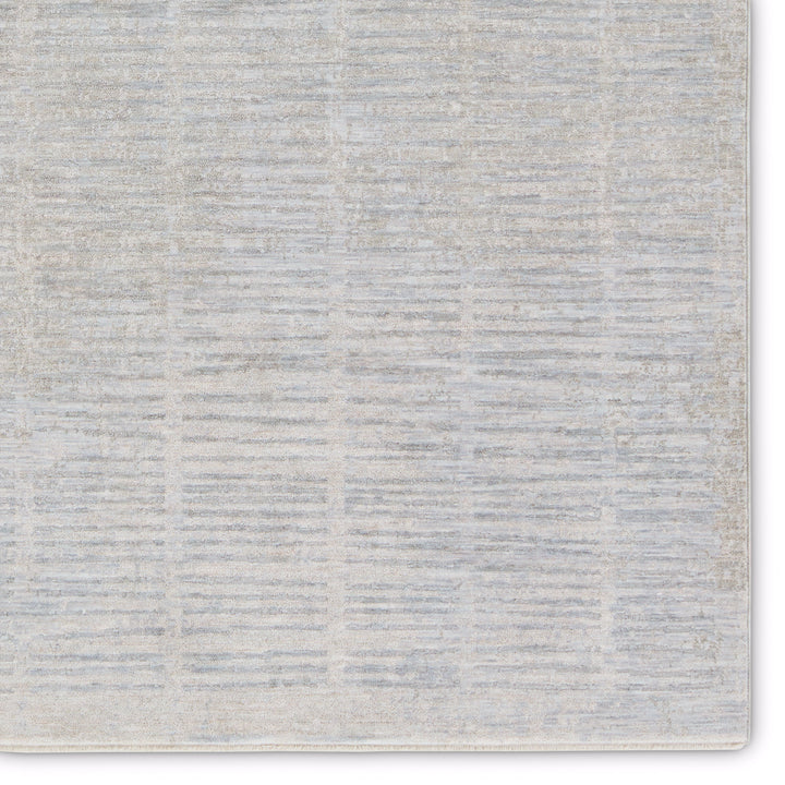 Jaipur Living Dounia Striped Light Gray/ Blue Area Rug (BALLAD - BLA12)