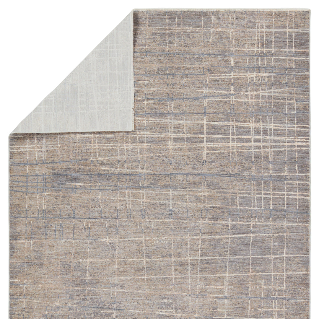 Jaipur Living Pinon Striped Silver/ Taupe Area Rug (BALLAD - BLA14)