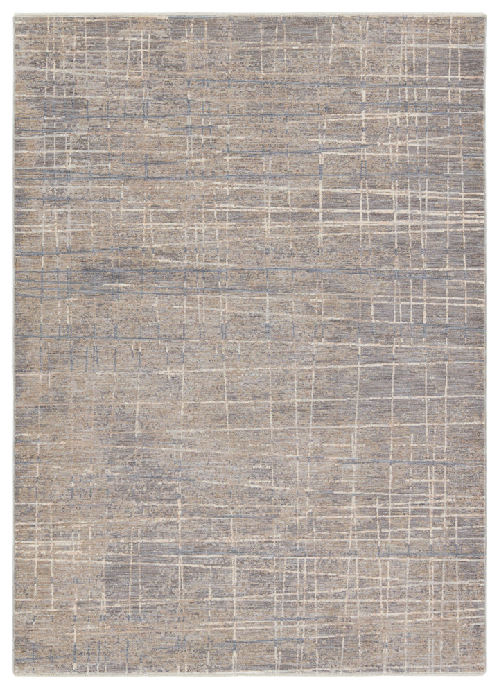 Jaipur Living Pinon Striped Silver/ Taupe Area Rug (BALLAD - BLA14)