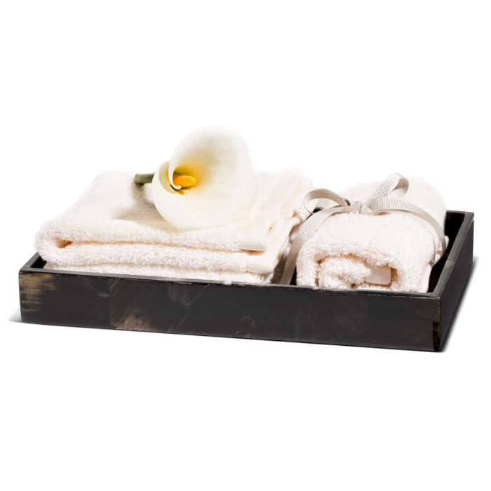 Ladorada Horn Veneer Vanity Tray