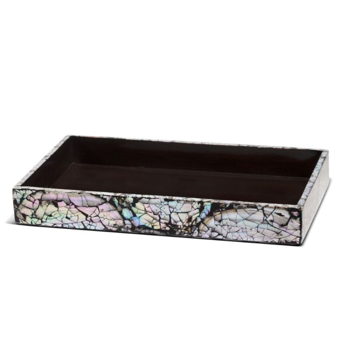 Ladorada Black Mother of Pearl Vanity Tray