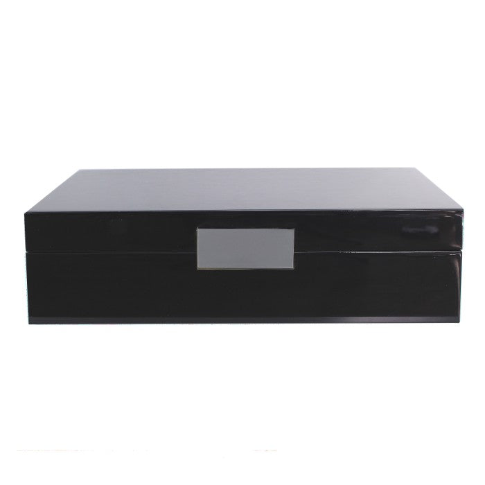 Addison Ross Large Black Lacquer Box With Silver – Hudson & Vine