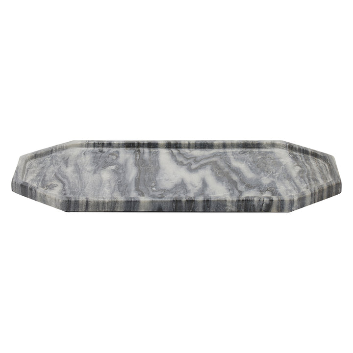 Aila Gray Marble Serving Tray (Small)