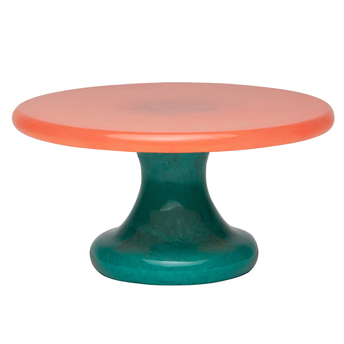 Ashtyn Large Pink/Turquoise Cake Stand