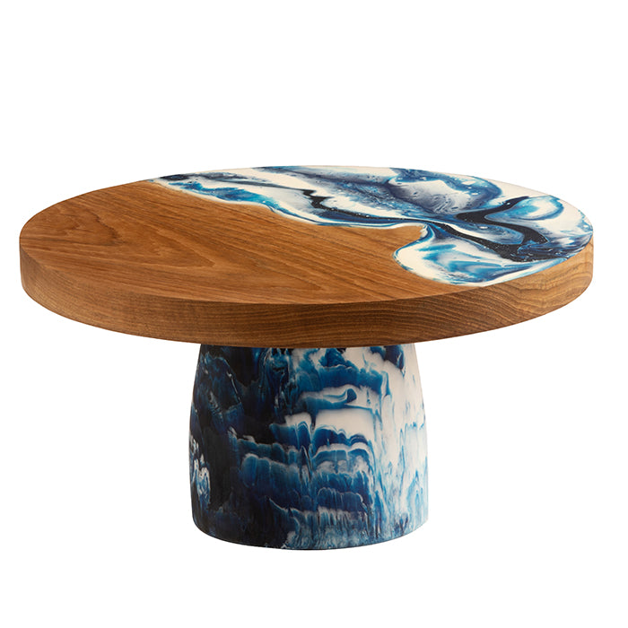 Austin Resin/Teak Brown Cake Stand - Thumbnail 5