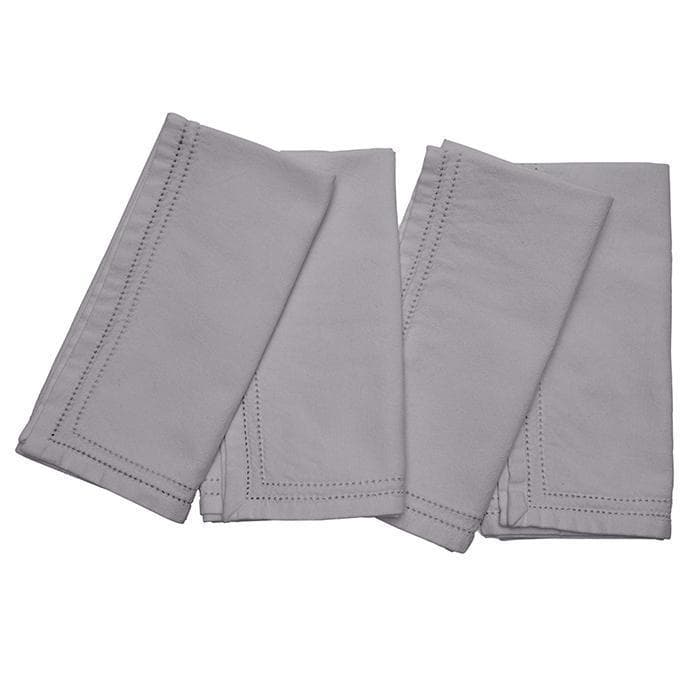 Betty Cotton Napkins (Steel Gray) - Thumbnail 4