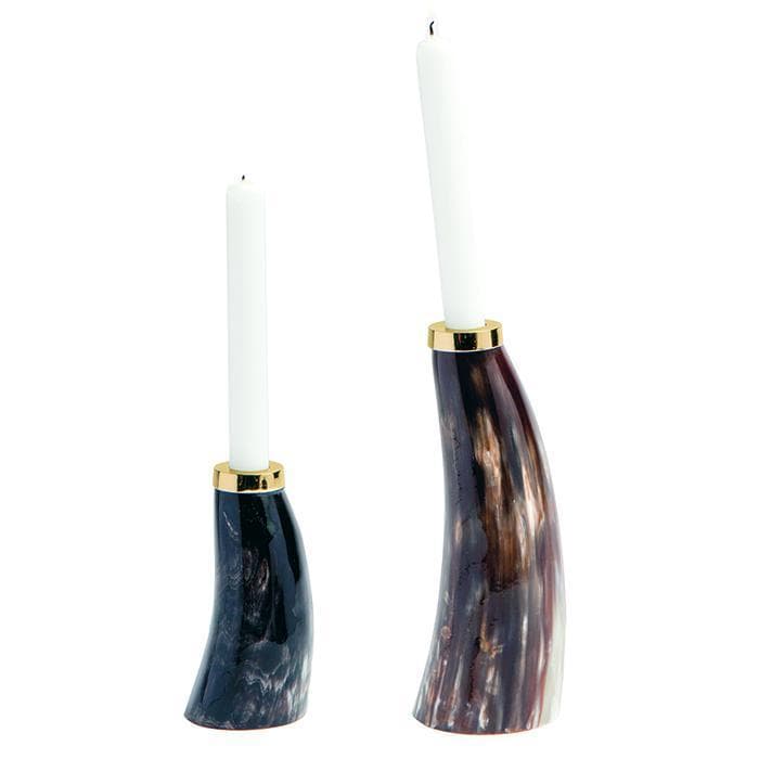 Brian Mixed Horn Candle Holders Set/2