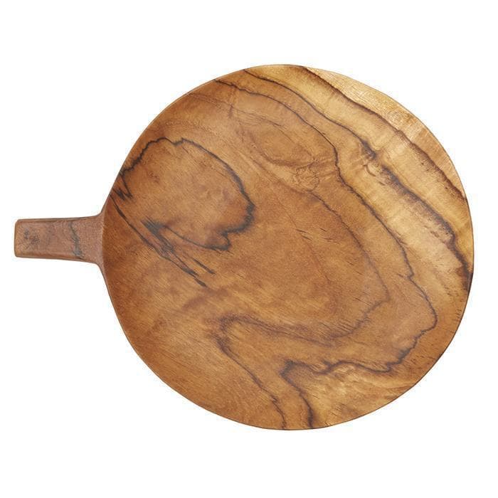 Chloe Round Teak Serving Platters Set/3 - Thumbnail 4