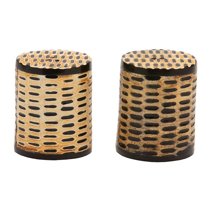 Franklin Horn Mini Salt & Pepper Shakers Set