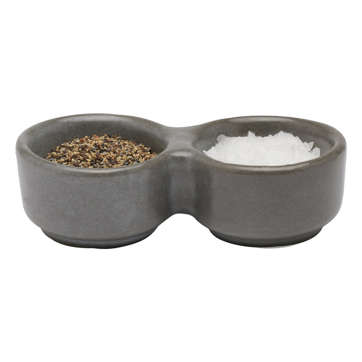 Holly Cement Glaze Connected Pinch Bowls Set/2