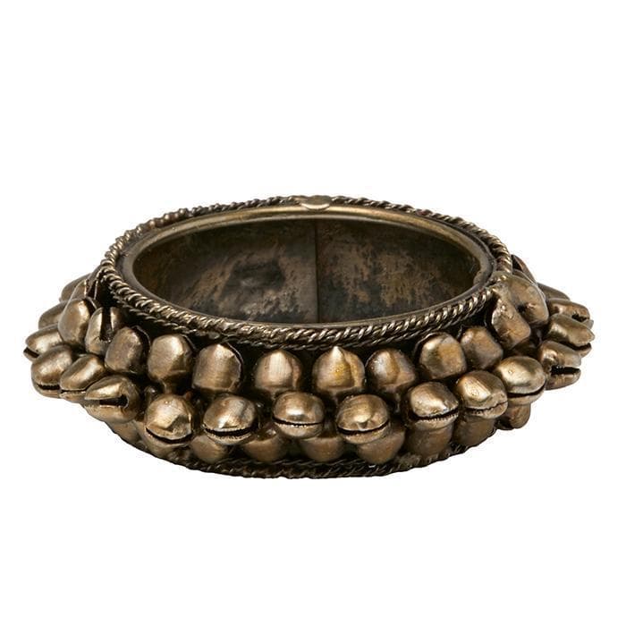 Indra Iron Napkin Rings (Antiqued Gold) Set/4
