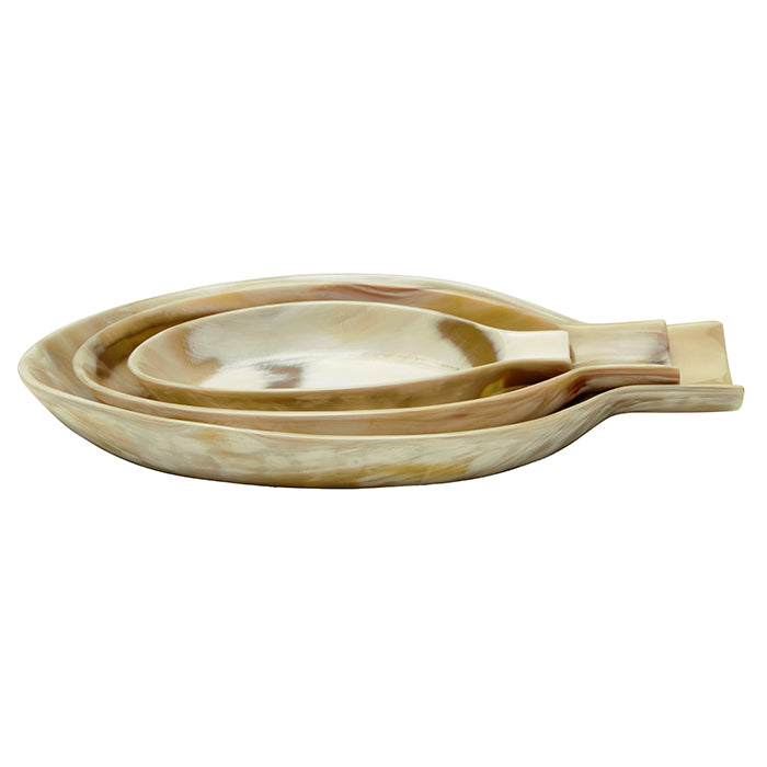 Lorant Natural Horn Spoon Rests Set/3