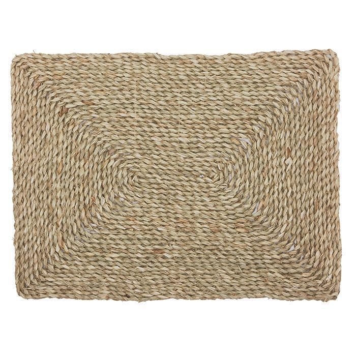 Lucian Seagrass Rectangle Placemats Set/4