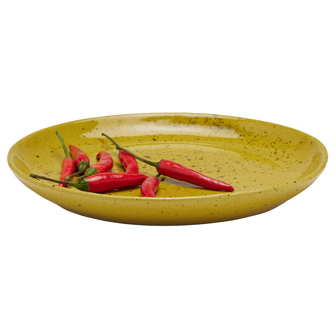 Marcus Chartreuse Salt Glaze Salad/Dessert Plates Set/4