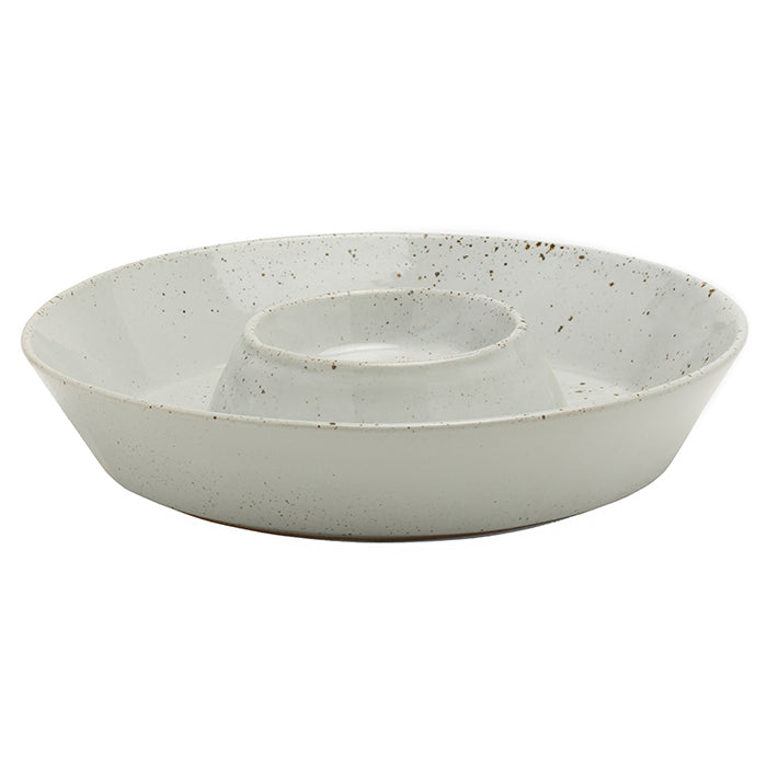 Marcus Stoneware Chip and Dip Bowl (White Salt Glaze) – Hudson & Vine