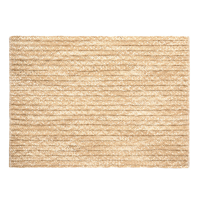 Mila Natural Straw Rectangle Placemats Set of Four