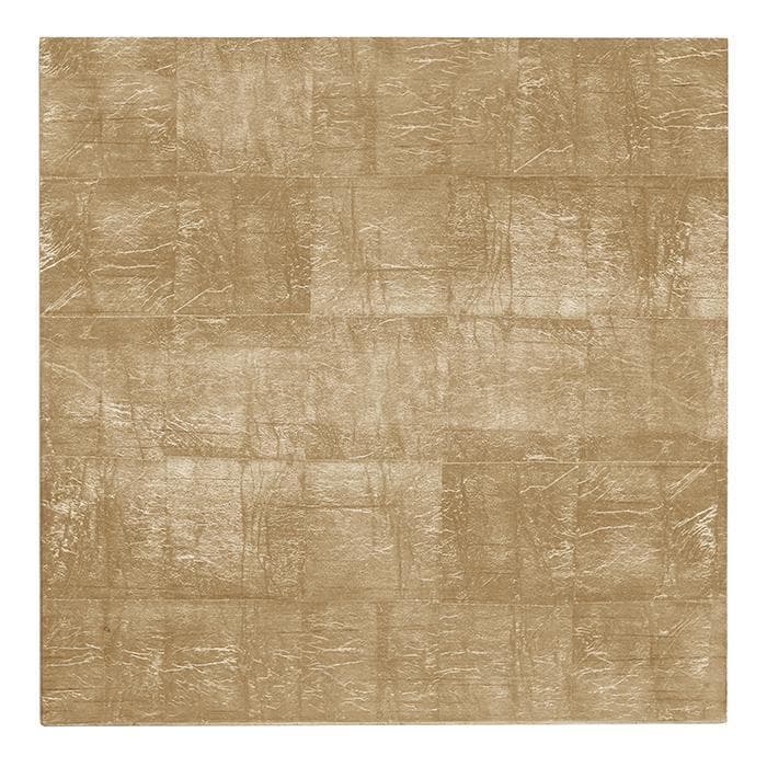 Odessa Square Antiqued Gold Placemats Set/2