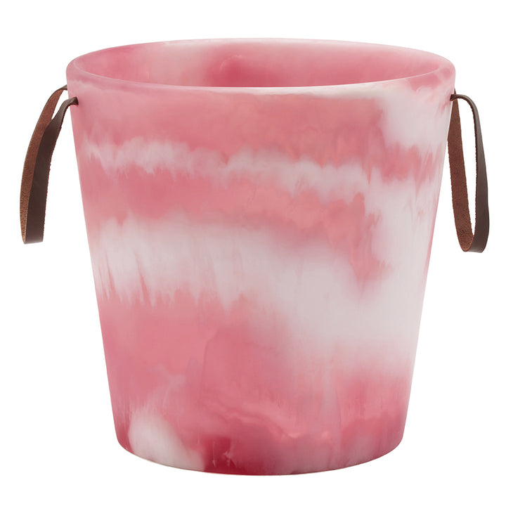 Wesley Swirled Resin Ice Bucket (Pink)