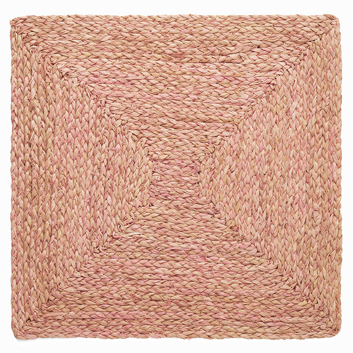 Zoey Light Pink Raffia Placemat Set/4 (Square)