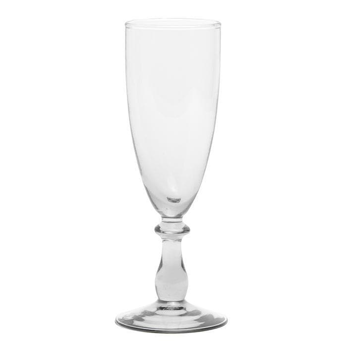 Celeste Hand Blown Champagne Flute Glasses Set/6
