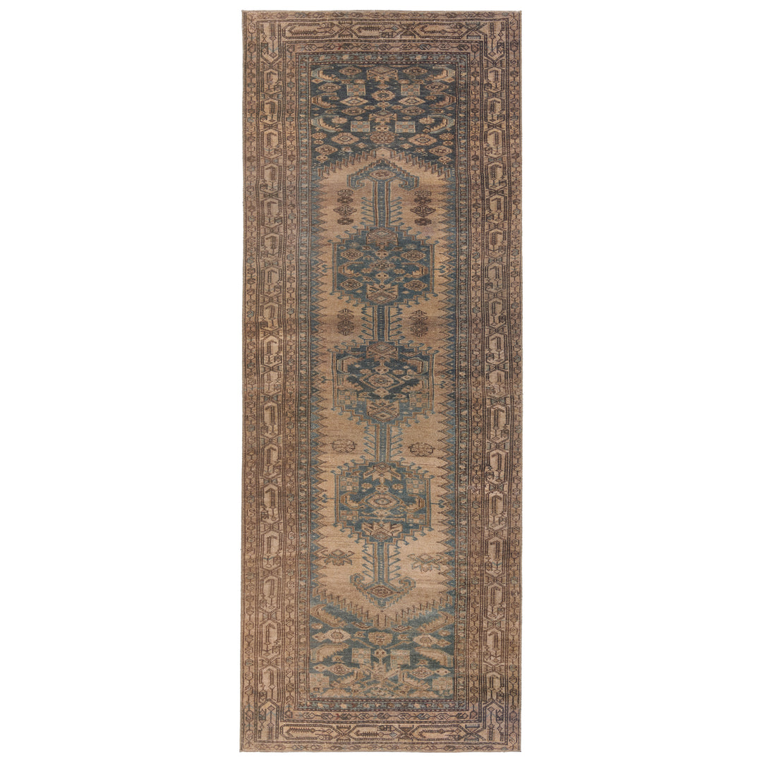 Vibe by Jaipur Living Reeves Medallion Brown/ Blue Area Rug (CANTEENA - CAN03)