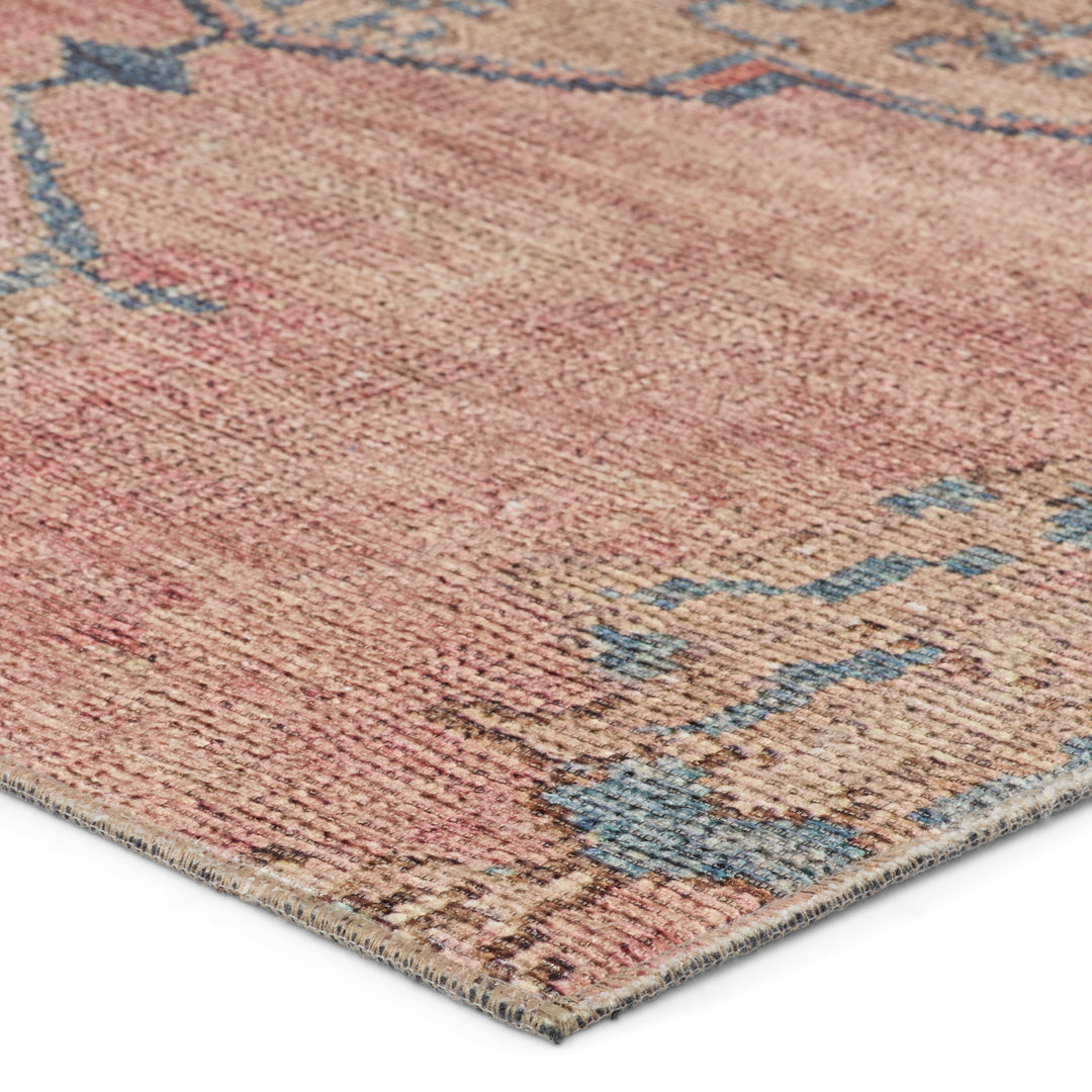 Vibe by Jaipur Living Clanton Medallion Pink/ Blue Area Rug (CANTEENA - CAN04)