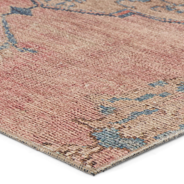 Vibe by Jaipur Living Clanton Medallion Pink/ Blue Area Rug (CANTEENA - CAN04)