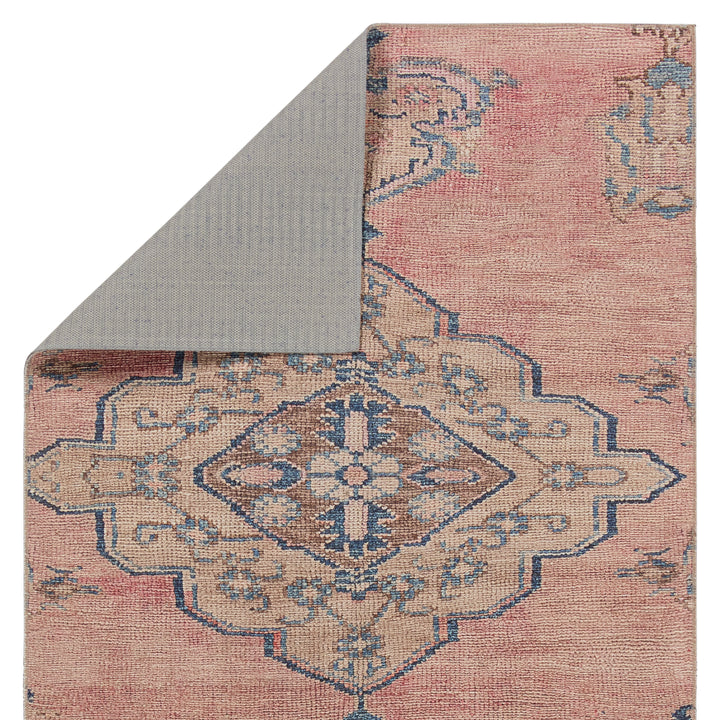 Vibe by Jaipur Living Clanton Medallion Pink/ Blue Area Rug (CANTEENA - CAN04)