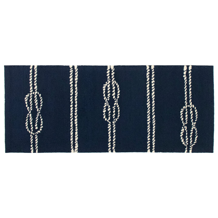 Liora Manne Capri Ropes Indoor/Outdoor Rug Navy