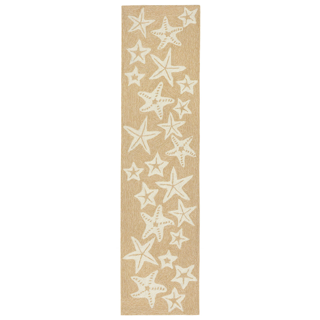Liora Manne Capri Starfish Indoor/Outdoor Rug Neutral