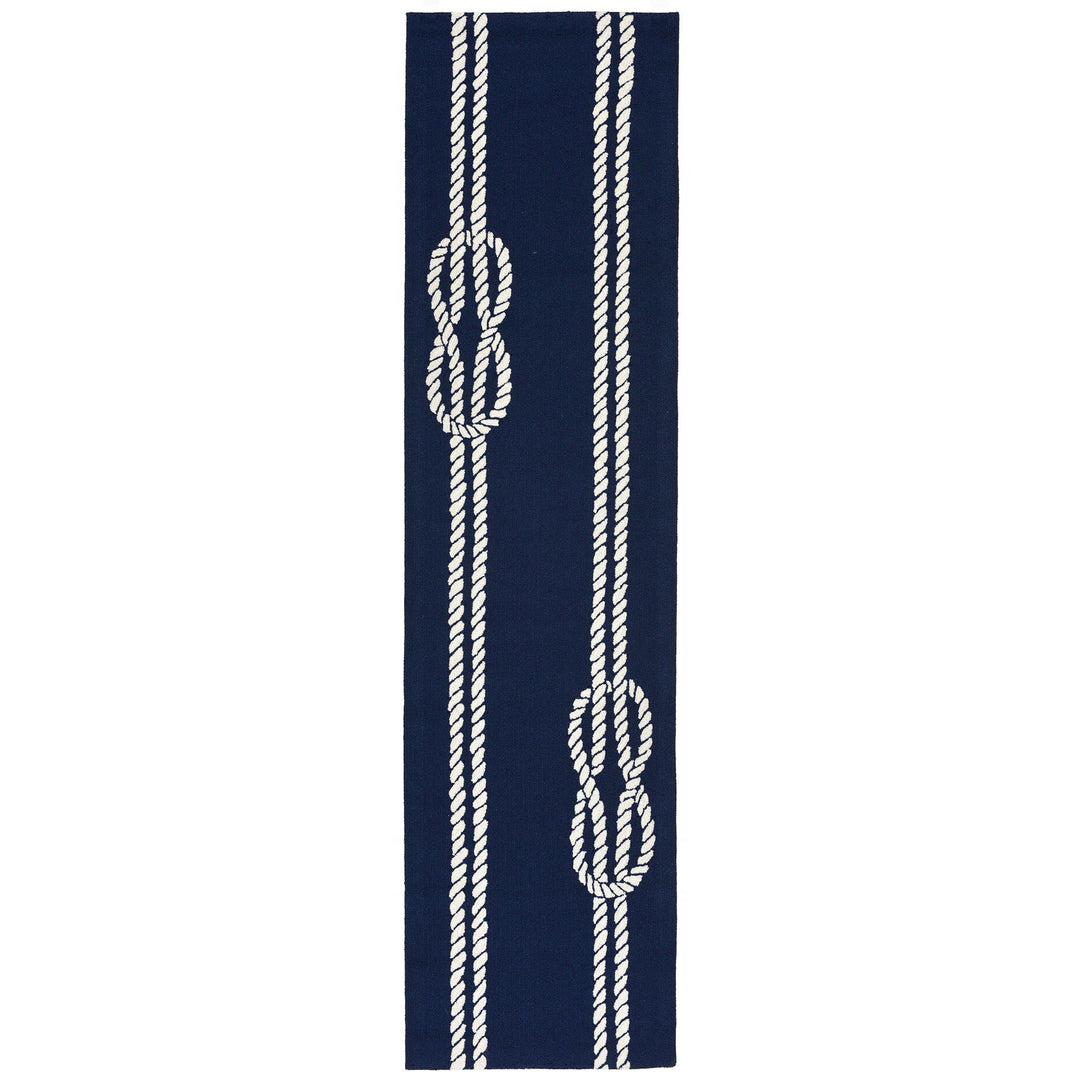 Liora Manne Capri Ropes Indoor/Outdoor Rug Navy