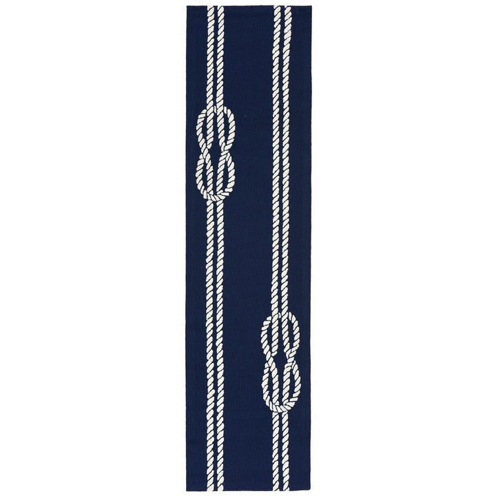 Liora Manne Capri Ropes Indoor/Outdoor Rug Navy