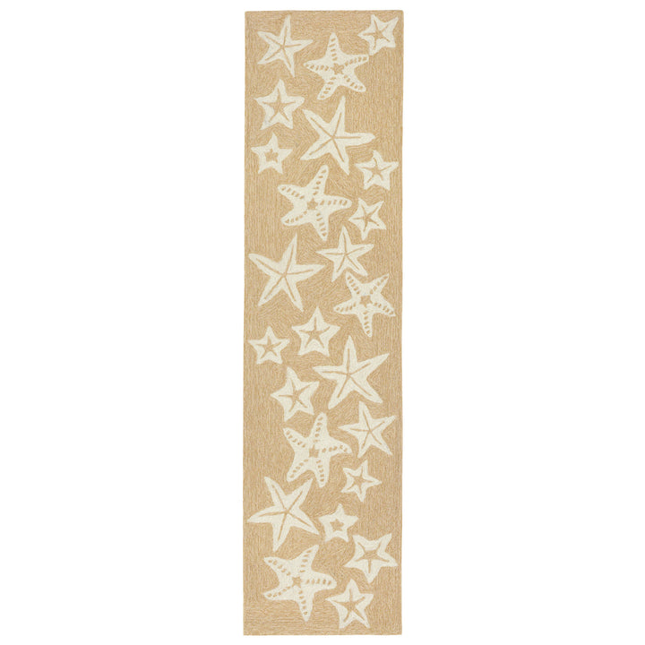 Liora Manne Capri Starfish Indoor/Outdoor Rug Neutral