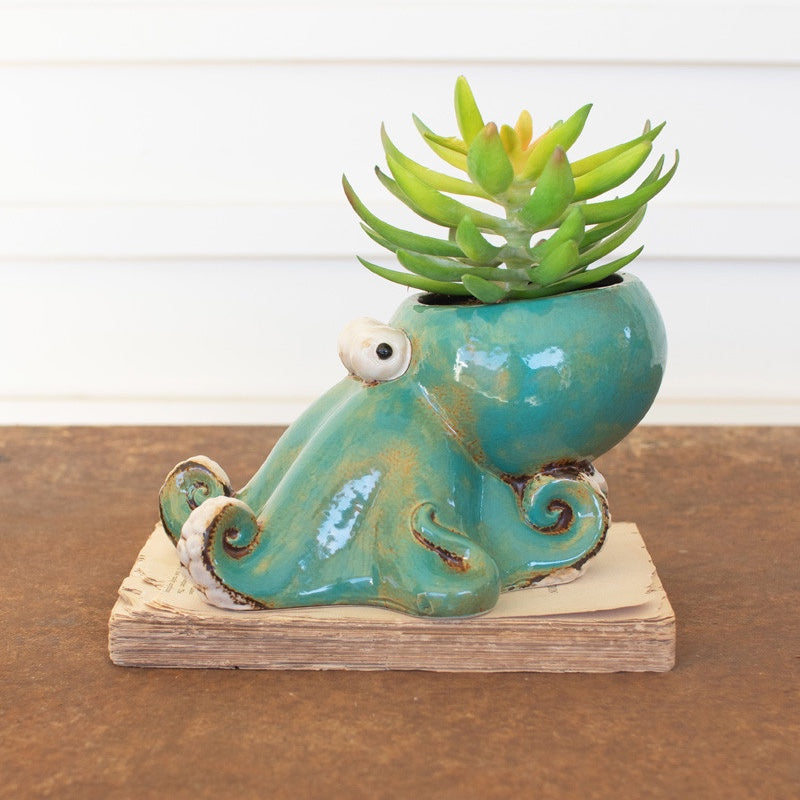 Ceramic Octopus Planter