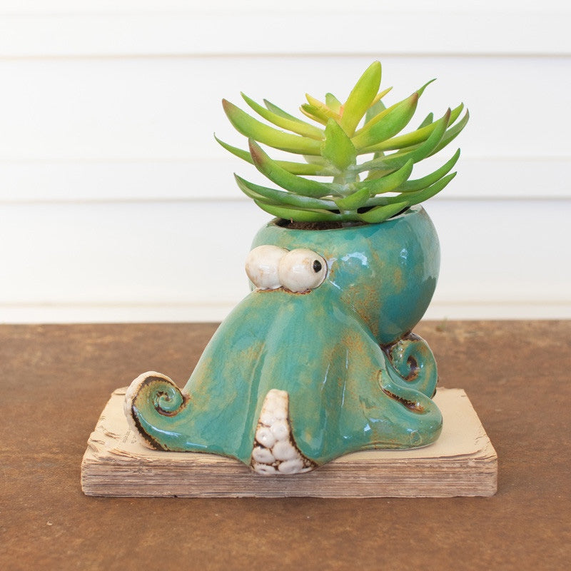 Ceramic Octopus Planter